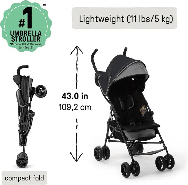 Summer Infant, 3D Mini Convenience Stroller Lightweight Stroller in Strollers, Carriers & Car Seats in City of Toronto - Image 4