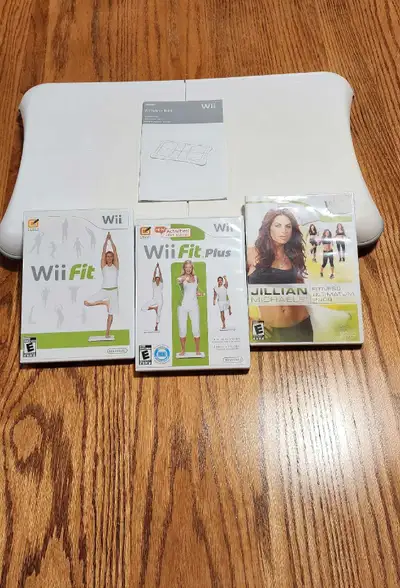 Wii fit with discs