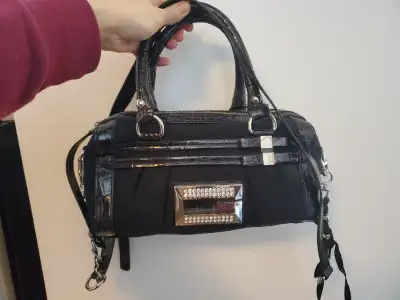 Guess  Satchel Crossbody Handbag Purse Bag Black, View more