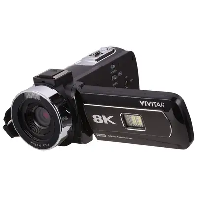 Capture memories that will last a lifetime with the Vivitar 8K Pro camcorder. Record vivid 8K video...