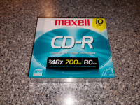 Maxell CD-R 10 pack (sealed new)