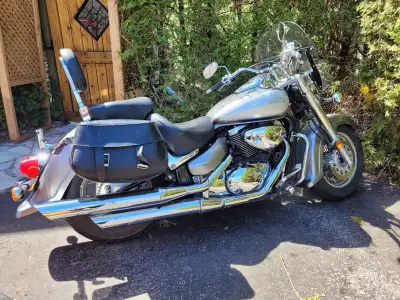 excellent condition, low mileage, includes original stock seat and pillion seat, sissy bar, windscre...