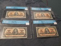 1 1937 graded 2$ bill 70$ . 2264489639