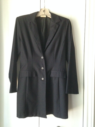 Blazer femme classique bleu marin Vintage 9 ans 100 % Polyester, View more