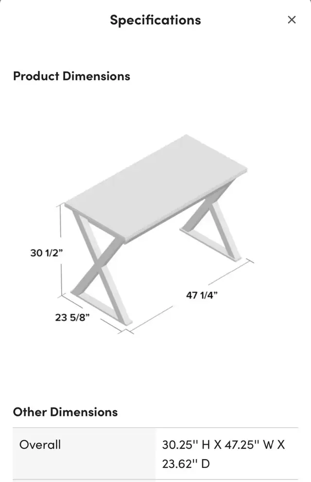 Glass desk in Desks in Sarnia - Image 4