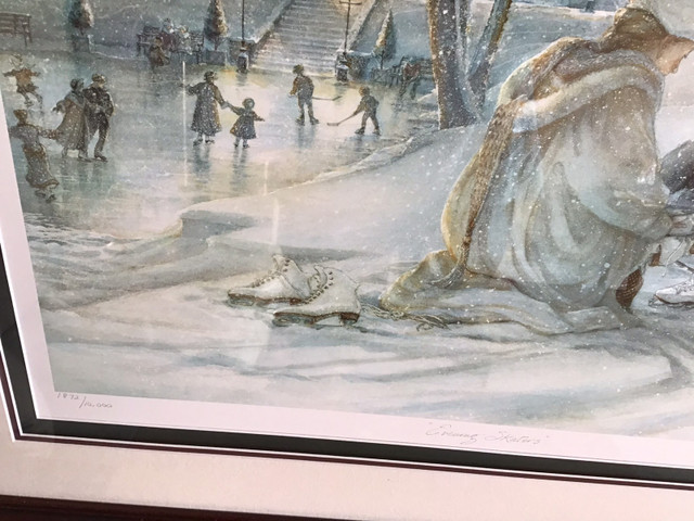 Trisha Romance “Evening Skaters” in Arts & Collectibles in Kitchener / Waterloo - Image 2