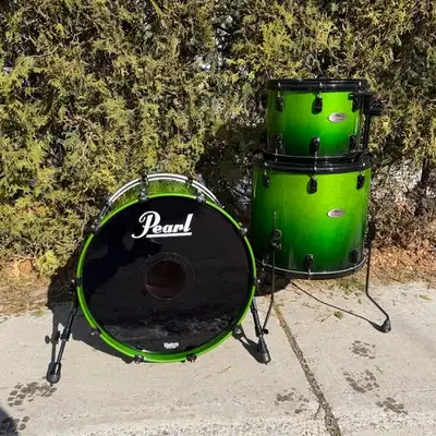 Pearl Reference 22 18 14 in Emerald Fade Drum Set //, View more