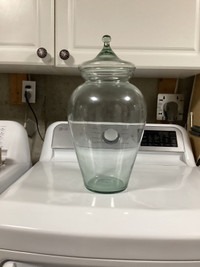 Large vase with lid