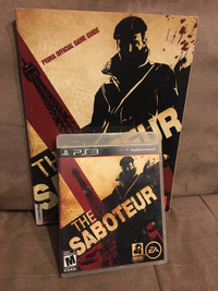 PS3 The Saboteur Game & Prima Official Game Guide