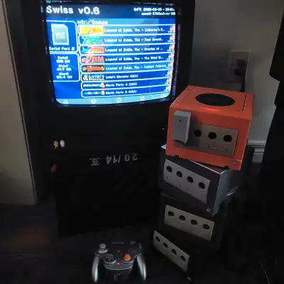 Nintendo GameCube Console Modded w/Picoboot, View more