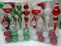 *BRAND NEW*- CHRISTMAS ORNAMENT SETS - 4 AVAILABLE