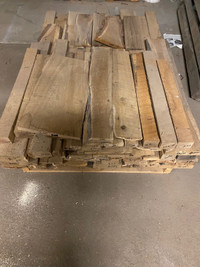 Oak project lumber. 