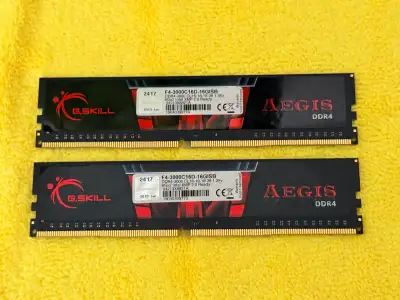 G.SKILL Aegis 16GB (2x8GB) DDR4 3000MHz Desktop Memory , View more