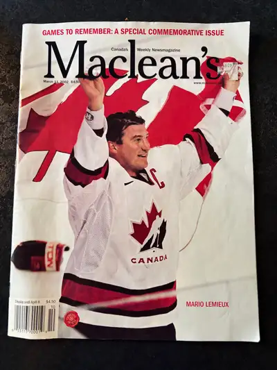 Maclean’s Magazine March 11 2002 “Olympic Games To Remember” , View more