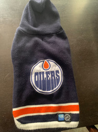 Oilers Dog Sweater & Fleece Sweater 