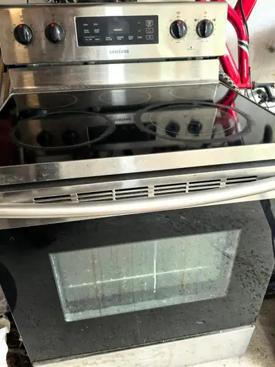 Samsung Electric Range —Partially Working, For Parts/Repair $100, View more