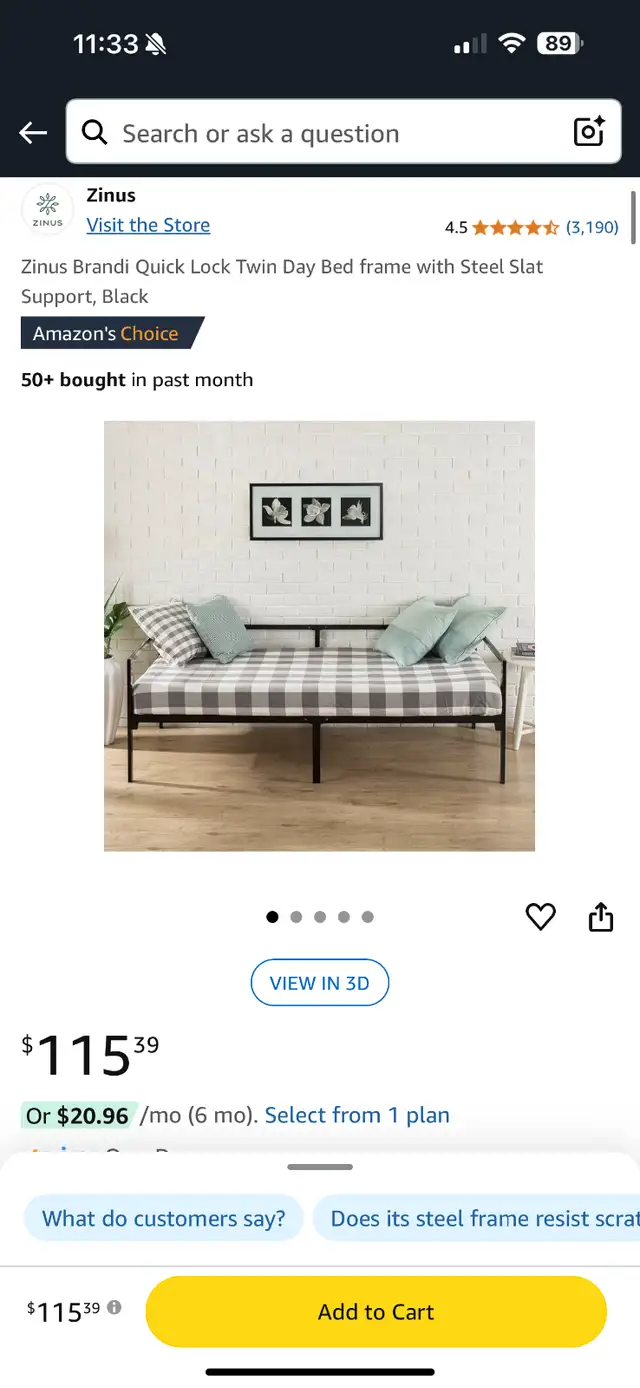 Twin size bed and mattress in Beds & Mattresses in City of Toronto - Image 2