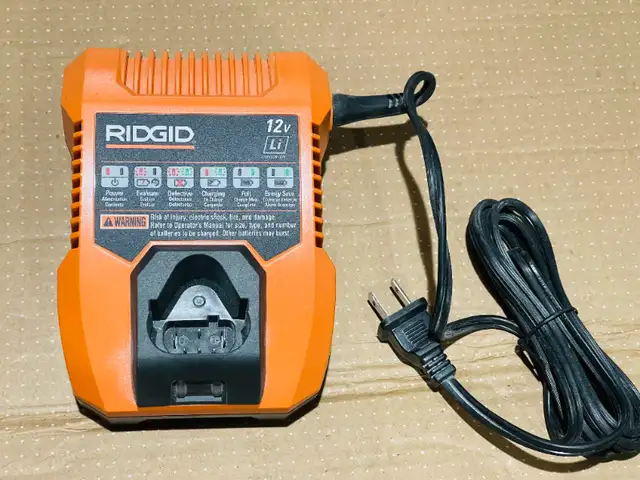 RIDGID 12V Lithium-Ion Charger $29.95 each in Power Tools in Markham / York Region - Image 2