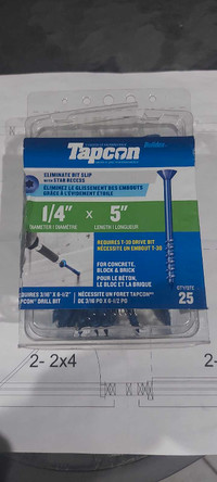 Tapcon fasteners 