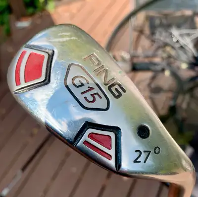 Ping G15   RH- 27 degrees hybrid 5 -matching cover included, View more
