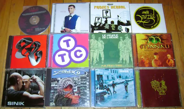 12 French Rap CDs