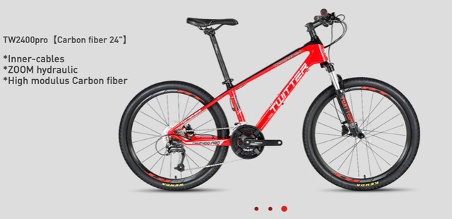 Brand New Twitter TW2400pro 24" Carbon Fiber Bicycles in Kids in Markham / York Region