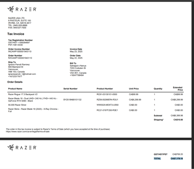 Razer Blade 18 RTX 5090 "Brand New', View more