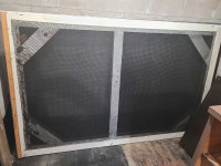 Garage door screen