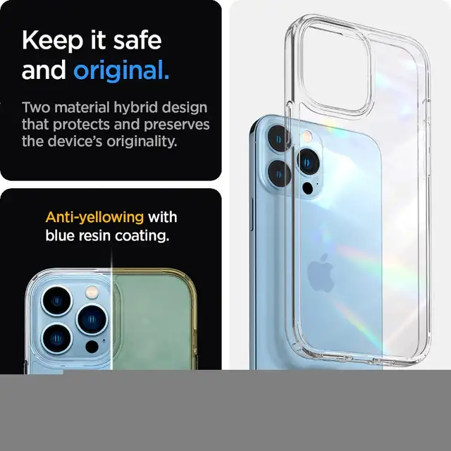 Spigen Ultra Hybrid - Designed for iPhone 13 Pro in Cell Phone Accessories in Burnaby/New Westminster - Image 5