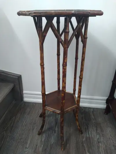 Vintage Bamboo Plant stand, View more