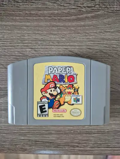 N64 Paper Mario Video Game, View more