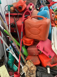 Lots of gasoline / diesel JERRY CANS from $4-$20