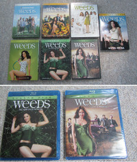 Seasons 1 Thru 7 of Weeds on DVD or Seasons 5 & 6 on Blu-Ray