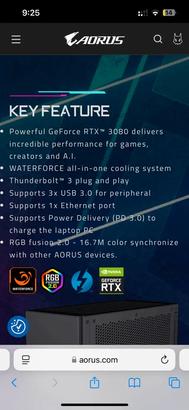 AORUS RTX 3080 gaming box in Desktop Computers in Markham / York Region - Image 5
