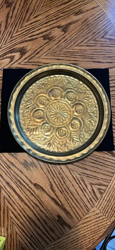 Moroccan Decorative Brass Platr, View more