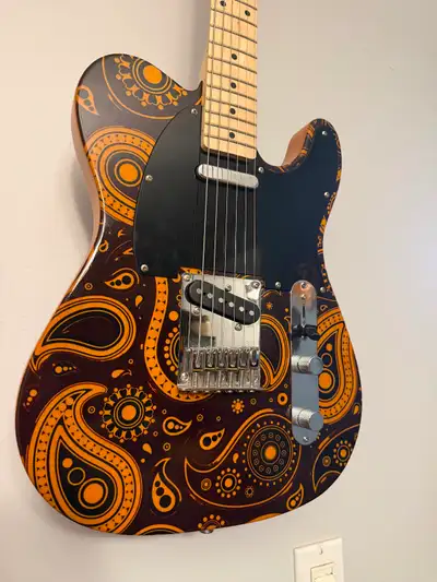 Custom paisley Telecaster, View more