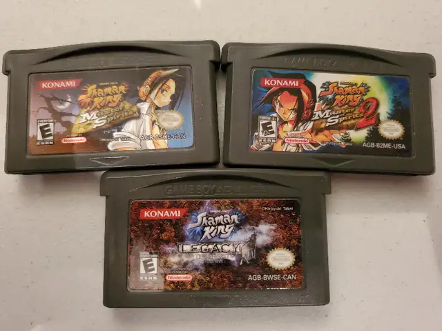 Shaman King Bundle Nintendo Gameboy Advance GBA SPIRITS 1 & 2