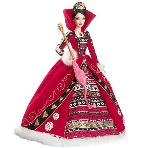 *NEW* Alice In Wonderland 2007 Barbie as The 'Queen of Hearts' in Arts & Collectibles in Quesnel - Image 2