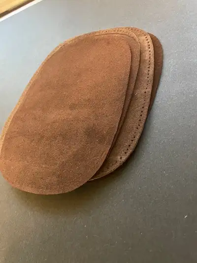 Nine Leather Patches, great to repair your work clothes or to repurpose into crafts. Genuine Leather...
