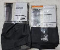 Bedroom/Living Room Curtains-84 x 59 inches -Black-4 panels