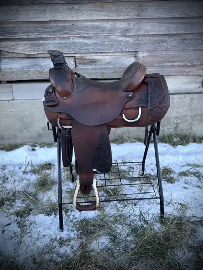 15” The Tall Horse Saddlery Rope Saddle, View more