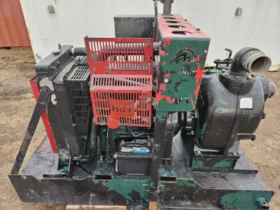 Magnum / pioneer 4 inch trash pump Engine: John Deere Pump end: Pioneer Hours: 1384 Suction: 4 inch...