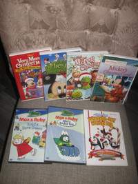 Christmas DVD~Disney Muppet Max & Ruby Peguins lot
