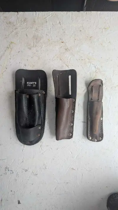 Kuny Leather Tool Belt Sheath / Holder, View more