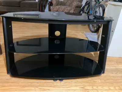 Glass TV stand for sale, View more