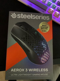 Steelseries Aerox 3 wireless gaming mouse 