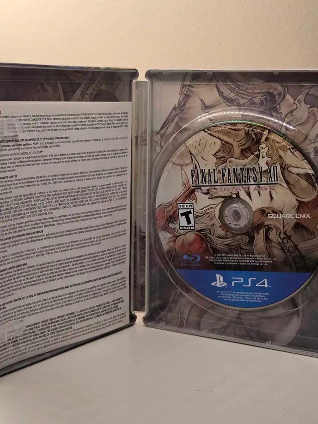 Final Fantasy XII Zodiac Age Steelbook - PS4 in Sony Playstation 4 in Ottawa - Image 3