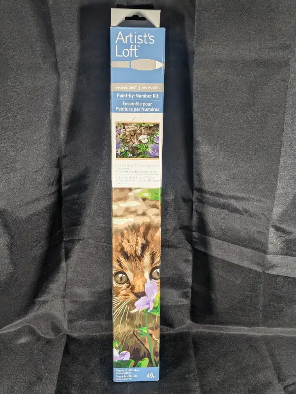 Artist's Loft Paint by Numbers Cat New