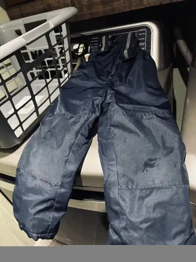 Girls size 5 snow pants and 10/11 skates , View more