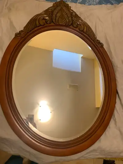 oak wood Mirror, View more